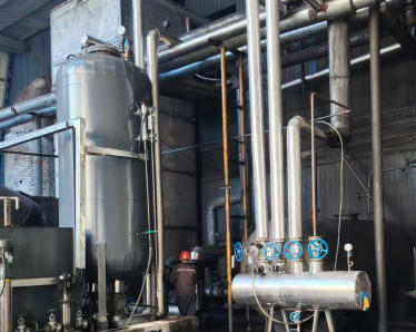 2025年11月25日邯郸碳素公司30吨导热油系统在线过滤净化修复结束